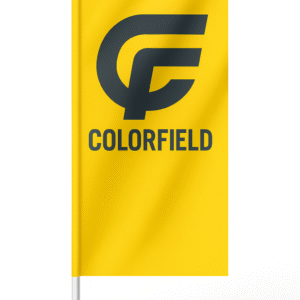 flaga reklamowa rectangle, prosta, drukarnia