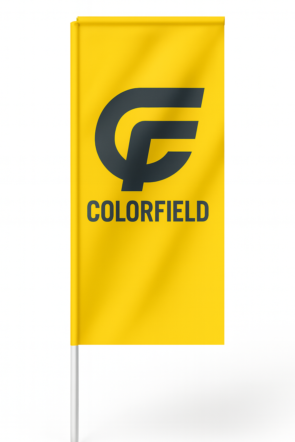 flaga reklamowa rectangle, prosta, drukarnia