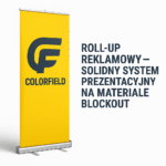 roll-up reklamowy rollup reklamowy, firmowy blockout, drukarnia wielkoformatowa pabianice