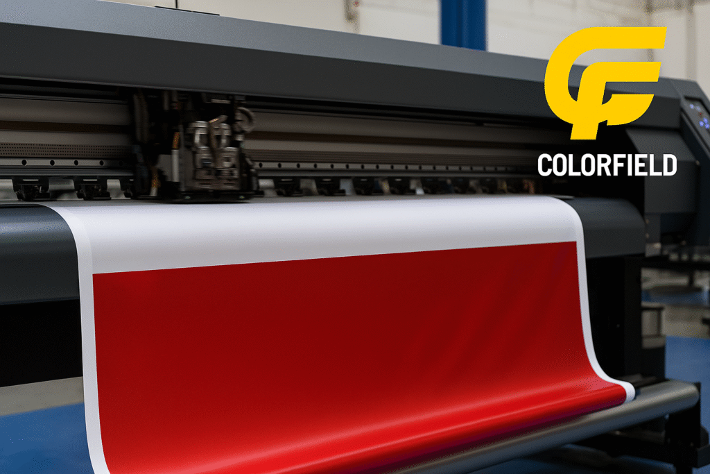 druk flagi polski ploter, drukarnia pabianice, colorfield, wydruki wielkoformatowe