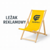 leżak reklamowy drewniany z własnym logo