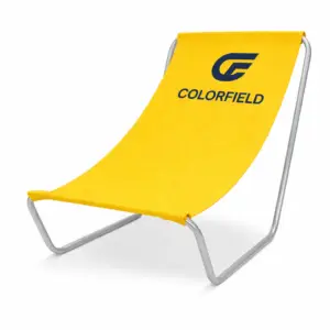 leżak plażowy, reklamowy z aluminium, składany + torba