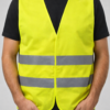 kamizelka odblaskowa na osobie